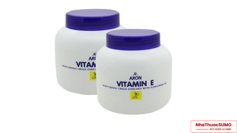 Kem dưỡng siêu ẩm Vitamin E Aron Thailand 200gr cho mặt và body