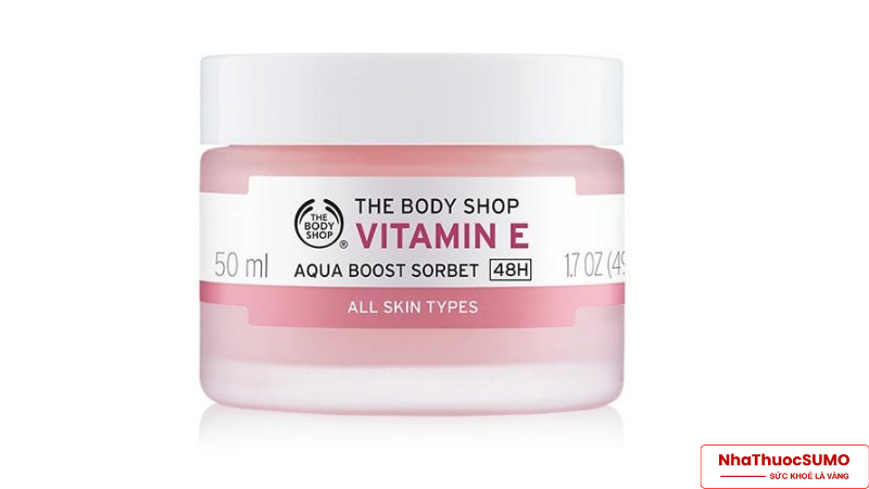 Kem dưỡng The Body Shop Vitamin E Sorbet nghiên cứu theo công nghệ Aquasphere