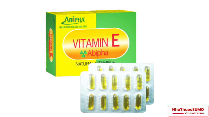 Viên uống bổ sung vitamin E 400 abipha