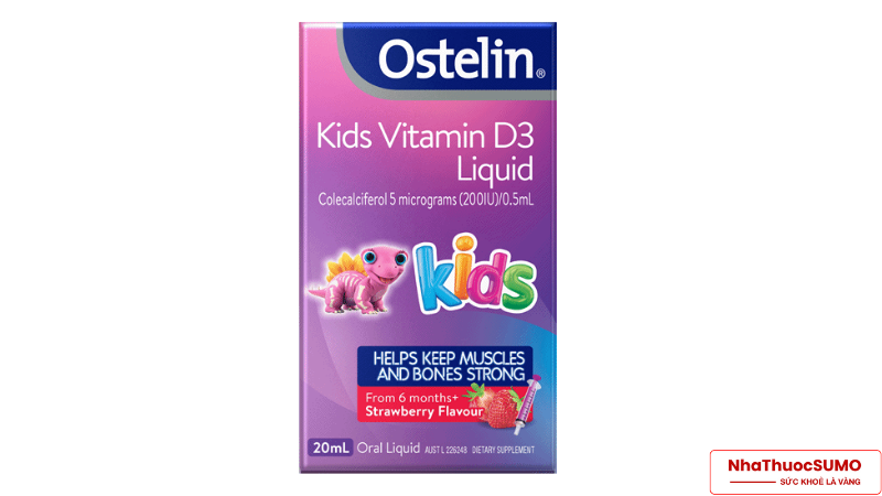 Ostelin calcium vitamin d cho trẻ bổ sung đủ lượng dưỡng chất cần thiết mỗi ngày