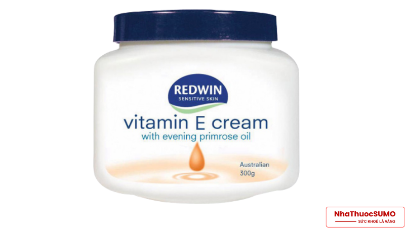 Kem dưỡng ẩm mềm mịn Vitamin E Cream Redwin 300gr từ Úc