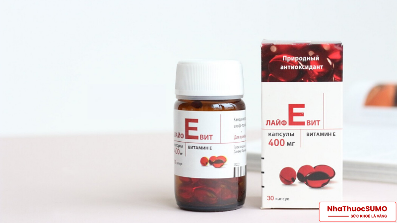 Dòng vitamin E đỏ của Nga Senofi 400IU 30v