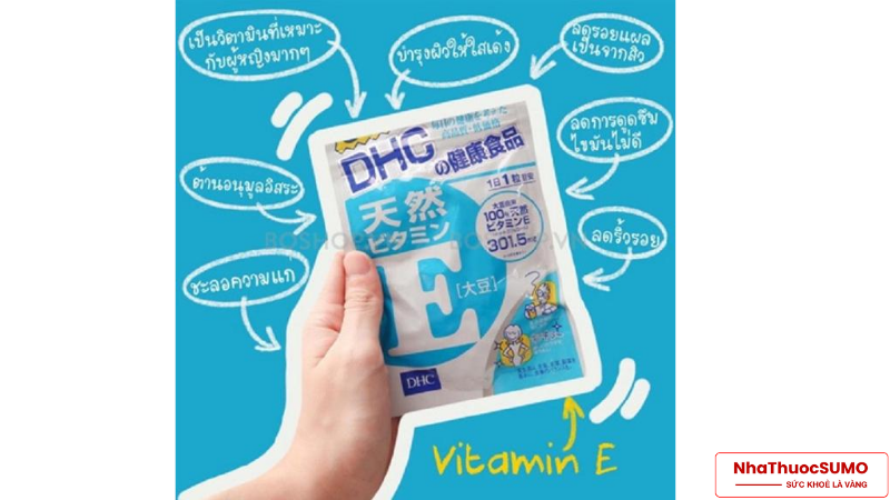 Viên bổ sung Vitamin E DHC có mặt ở nhiều nơi khắp Châu Á và thế giới
