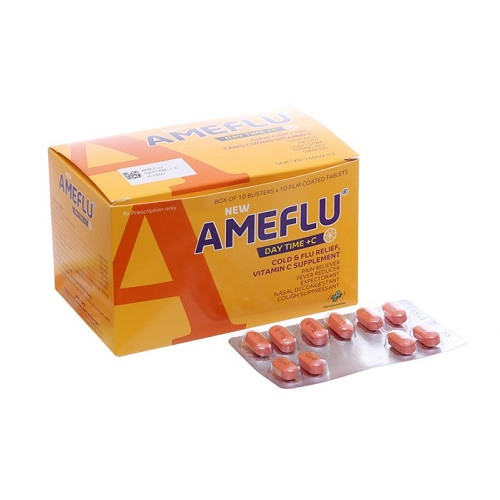 Thuốc Ameflu C hỗ trợ điều trị cảm cúm