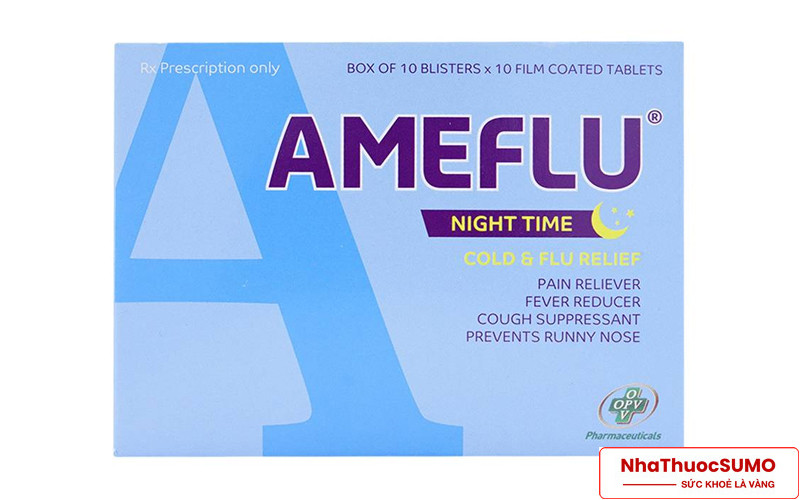 Ameflu Night Time là một loại thuốc điều trị cảm cúm hiệu quả