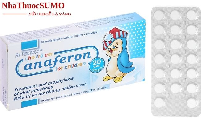 Thuốc Anaferon hộp 20 viên
