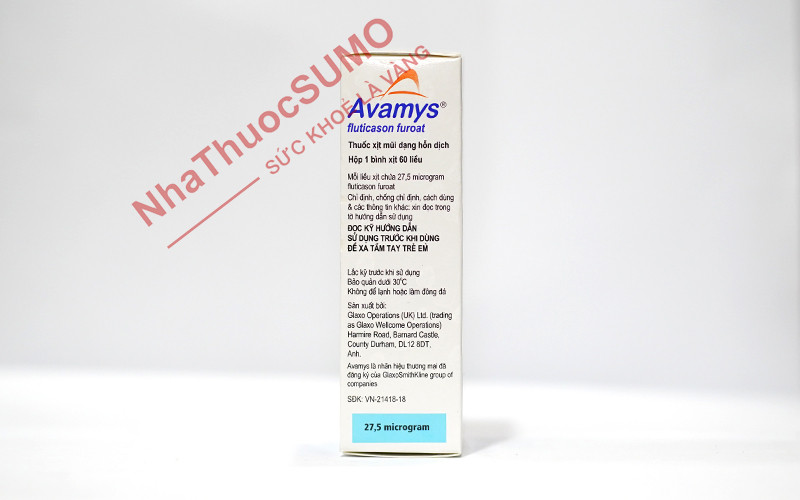 Tham khảo hướng dẫn sử dụng thuốc Avamys trên bao bì và trong tờ hướng dẫn sử dụng