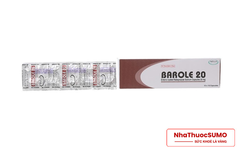 Barole là thuốc chuyên dùng để điều trị bệnh dạ dày