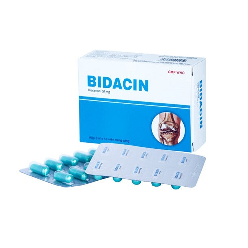 Thuốc Bidacin 50mg điều trị bệnh xương khớp 30 viên