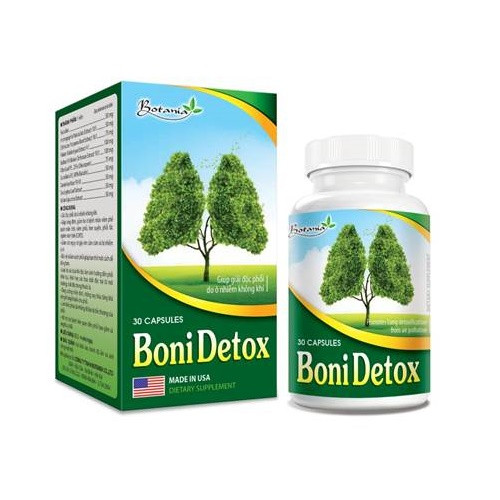 Boni Detox hỗ trợ giải độc phổi, tăng cường sức đề kháng