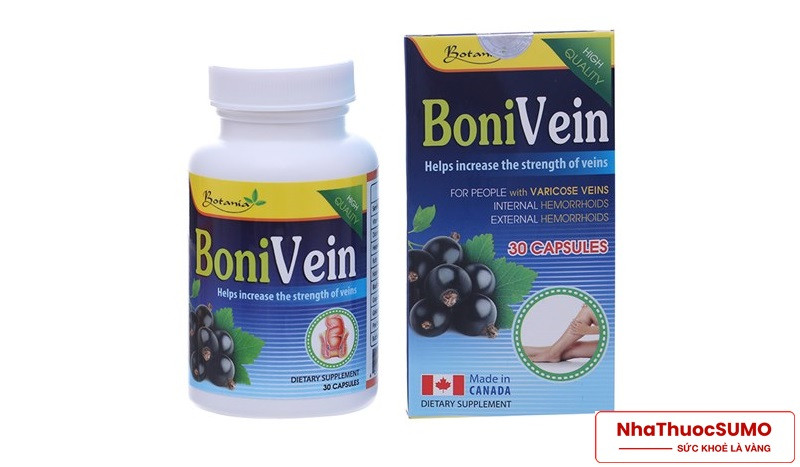 Bonivein là sản phẩm chuyên dùng để điều trị suy giãn tĩnh mạch