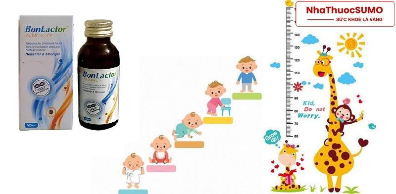 Các loại vitamin và khoáng chất có trong Bonlactor sẽ giúp trẻ phát triển chiều cao, trí tuệ và tăng hệ miễn dịch rất tốt