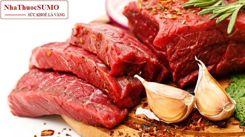 Thịt đỏ cũng có rất nhiều chất bổ sung hỗ trợ mang thai tự nhiên