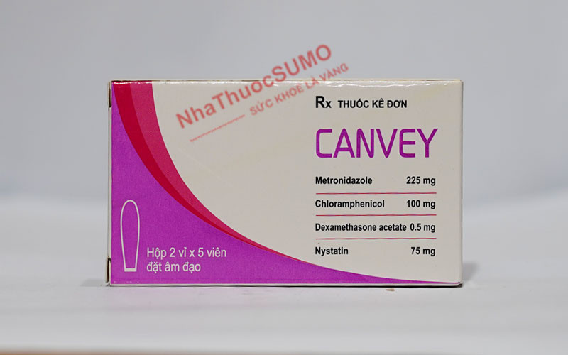 Thuốc Canvey được dùng điều trị bệnh viêm nấm âm đạo