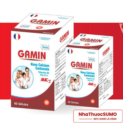 Gamin - Hỗ trợ bổ sung vitamin D và Canxi