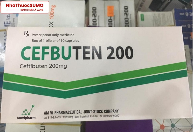 Thuốc Cefbuten 200mg là một loại thuốc kháng sinh của Am Vi Pharmaceutical