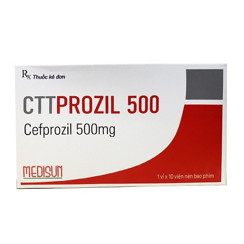 Thuốc Cefprozil 500mg điều trị các bệnh nhiễm khuẩn