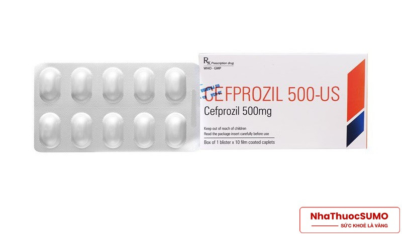Thuốc Cefprozil 500mg thuộc nhóm điều trị các bệnh liên quan đến nhiễm khuẩn