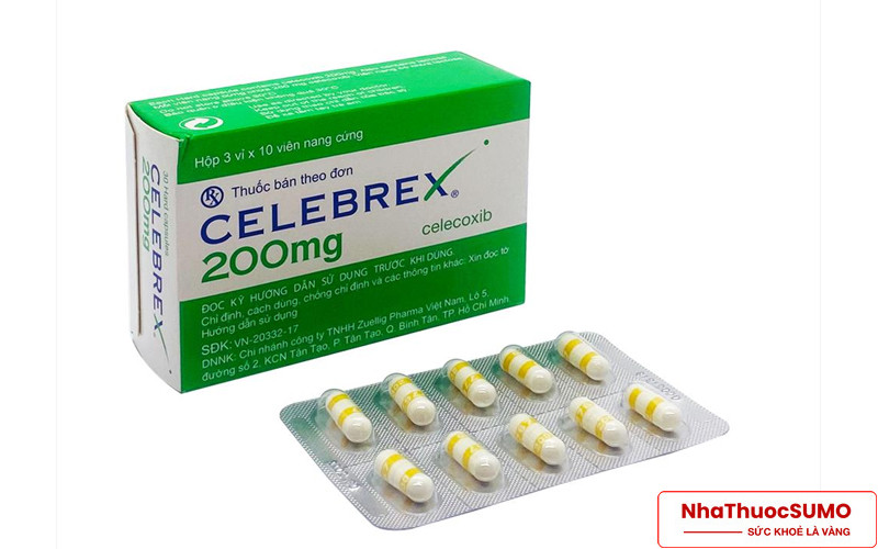Thuốc Celebrex 200mg là thuốc bán theo đơn, có dạng hình viên nhộng