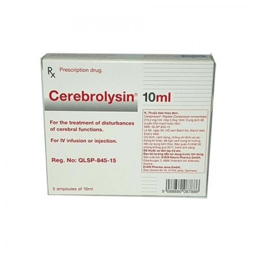 Thuốc Cerebrolysin 10ml giúp bổ não, dinh dưỡng thần kinh đặc hiệu