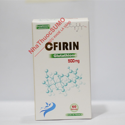 Cfirin Glutathione - Viên uống hỗ trợ làm trắng da
