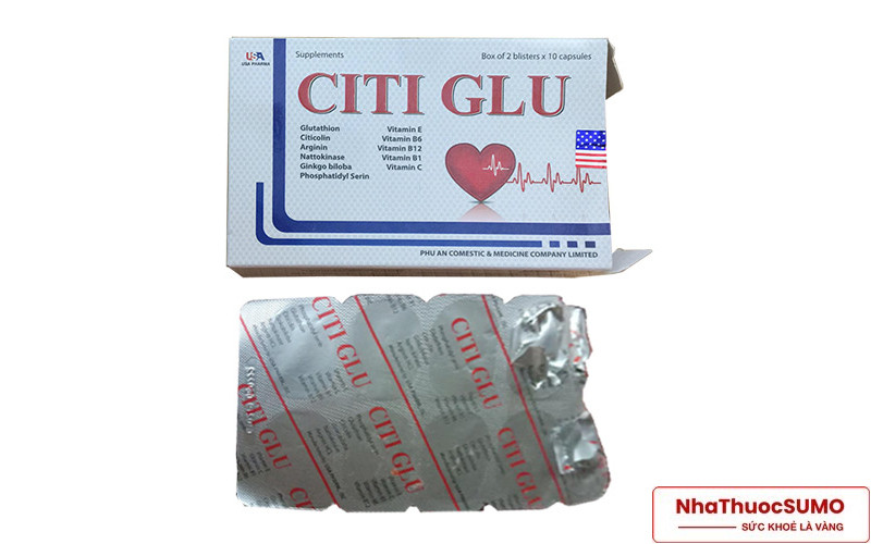 Citi Glu là một loại thuốc bổ não, tăng cường lưu thông máu não