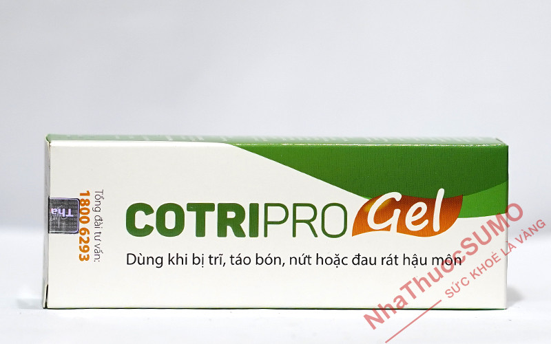 Cotripro gel là một loại thuốc điều trị trĩ dạng gel