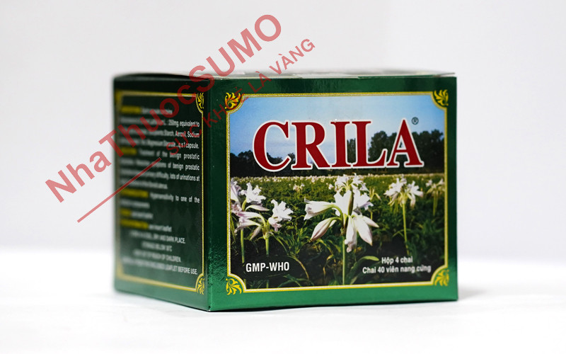 Crila là thuốc hỗ trợ điều trị phì đại tuyến tiền liệt