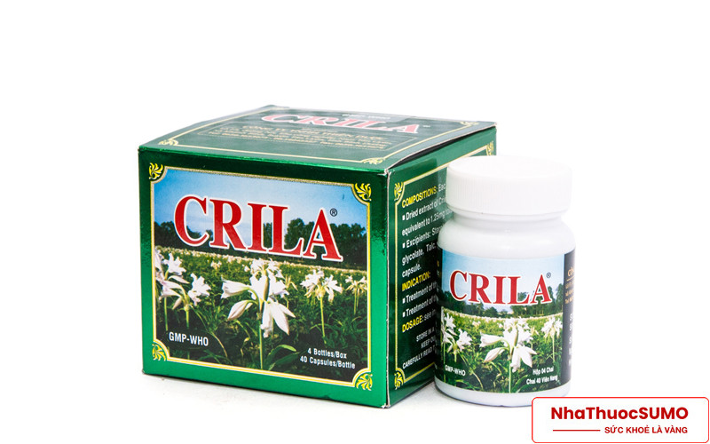 Crila là thuốc được chiết xuất thảo dược với hiệu quả rất cao