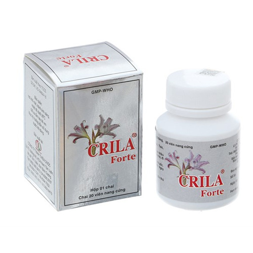 Thuốc Crila Forte hỗ trợ điều trị bệnh về tuyến tiền liệt và u xơ tử cung