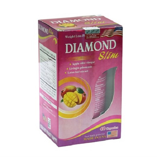 Diamond Slim -  Viên uống hỗ trợ giảm cân, giảm béo phì