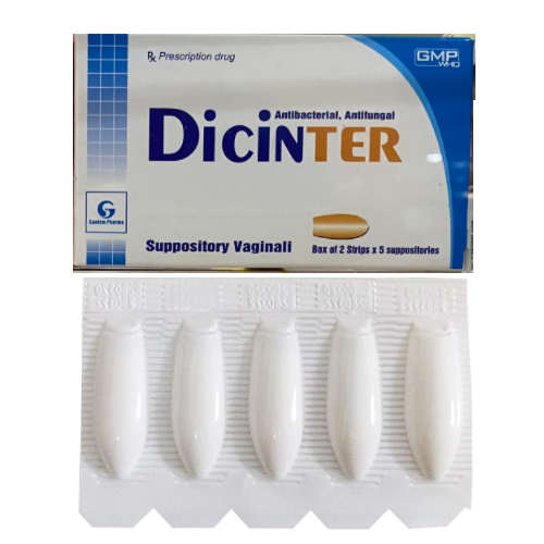 Thuốc Dicinter điều trị nhiễm khuẩn âm đạo