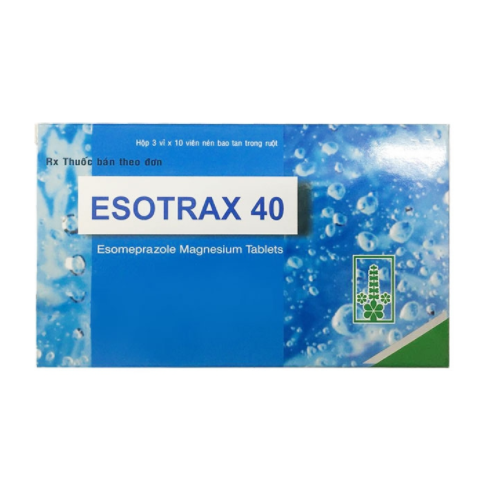 Thuốc Esotrax 40mg điều trị viêm loét dạ dày - tá tràng