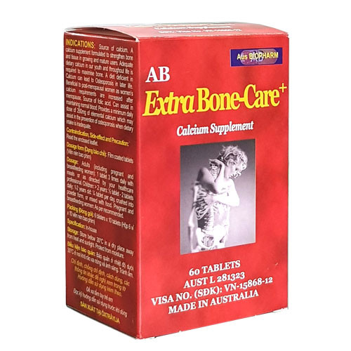 AB Extra Bone Care - Viên uống điều trị và cải thiện xương cốt