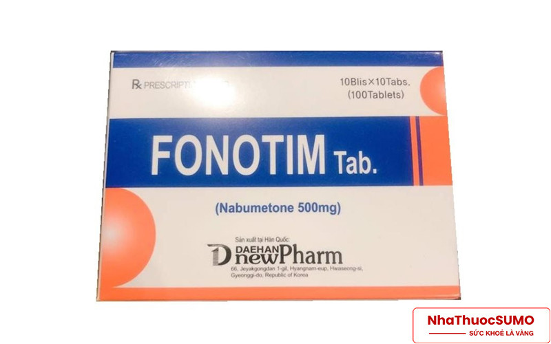 Thuốc Fonotim 500mg là một sản phẩm có xuất xứ từ Hàn Quốc, hỗ trợ điều trị bệnh xương khớp
