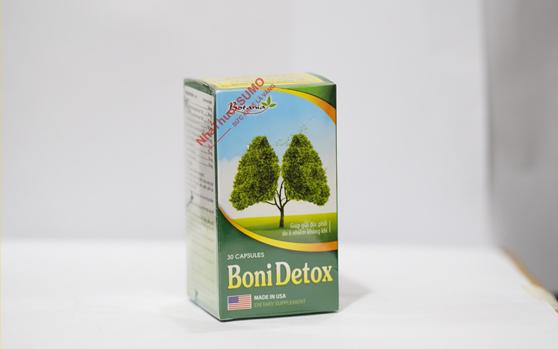 Boni Detox giúp thanh lọc cơ thể đặc biệt là phổi