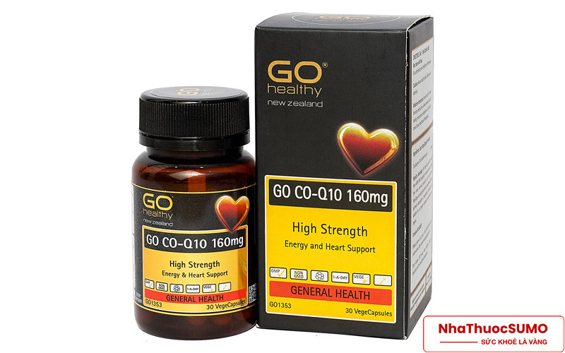 Go Co Q10 160mg là thuốc điều trị các vấn đề tim mạch