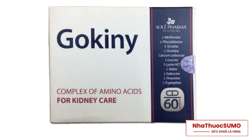Gokiny là thuốc có thành phần chứa rất nhiều acid amin