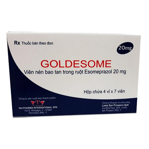 Goldesome - Viên uống điều trị và ngăn ngừa các triệu chứng trào ngược dạ dày thực quản