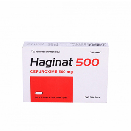 Haginat 500 điều trị các bệnh liên quan đến nhiễm khuẩn