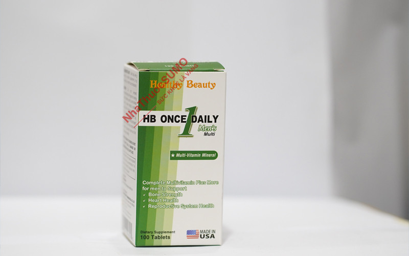 HB Once Daily Men’s là thuốc hỗ trợ sinh lý nam khoẻ mạnh