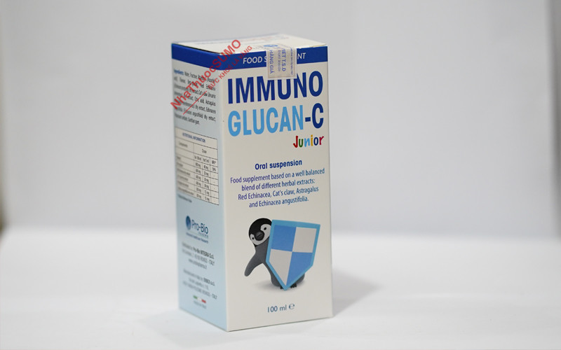 Immuno Glucan là sản phẩm bổ sung vitamin cho trẻ em với chiết xuất tự nhiên, an toàn
