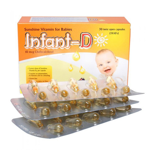 Infant D - Thực phẩm bổ sung vitamin D3 cho trẻ em