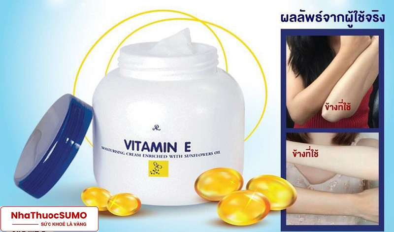 Kem vitamin E Aron được quảng cáo có rất nhiều công dụng hữu ích với làn da