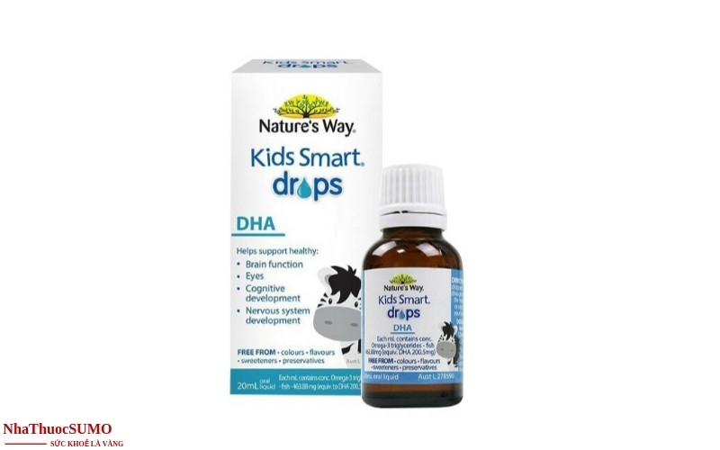 Thuốc bổ não Kids Smart Drops phù hợp với trẻ chậm phát triển và tự kỷ