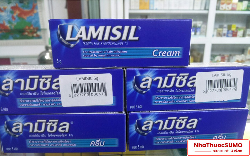 Thuốc Lamisil cream 5g được bào chế dưới dạng kem bôi ngoài da, rất tiện lợi và dễ sử dụng.
