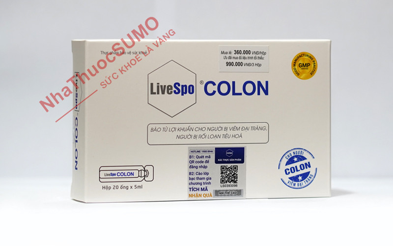 Livespo Colon là một loại men vi sinh dạng lỏng