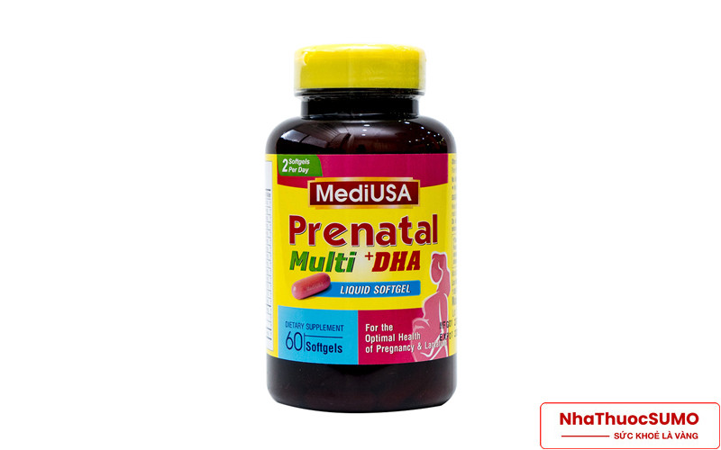 Medi USA Prenatal là thuốc viên, giúp bổ sung vitamin cho mẹ và bé