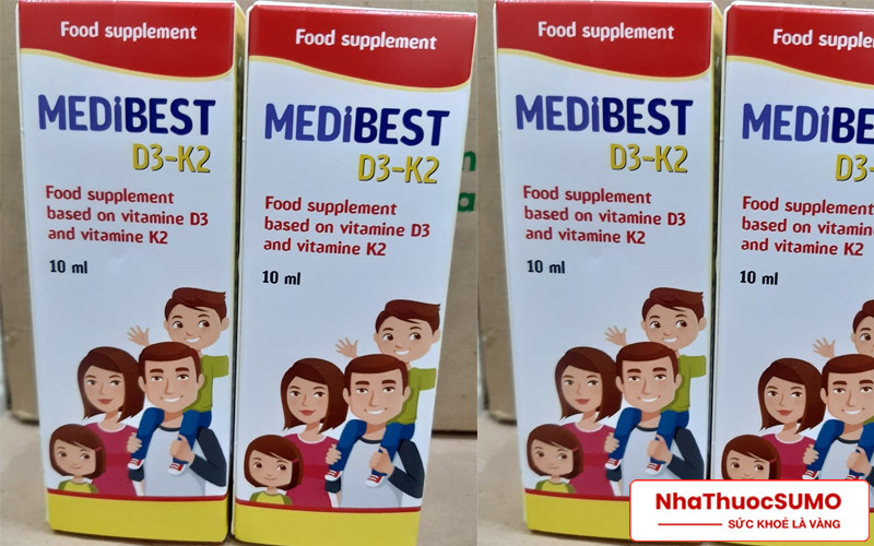Medibest D3 K2 là thuốc cung cấp canxi và vitamin cho cơ thể