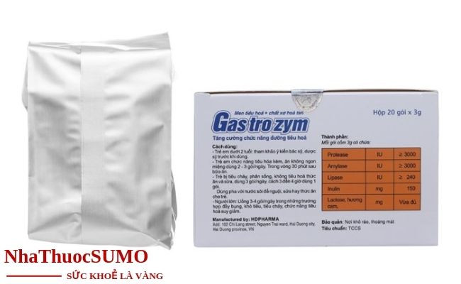 Gastrozym có giá dao động từ 155000 VNĐ - 160000VNĐ
